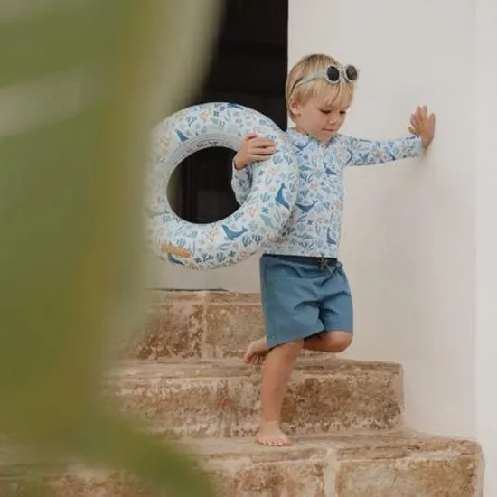 Swim Ring, Oceans Dreams Blue - Little Dutch