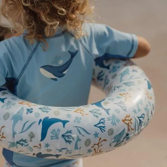 Swim Ring, Oceans Dreams Blue - Little Dutch