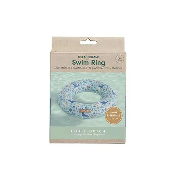 Swim Ring, Oceans Dreams Blue - Little Dutch