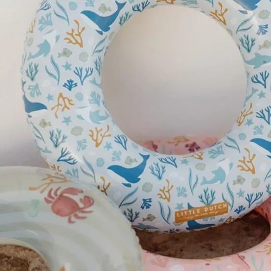 Swim Ring, Oceans Dreams Blue - Little Dutch