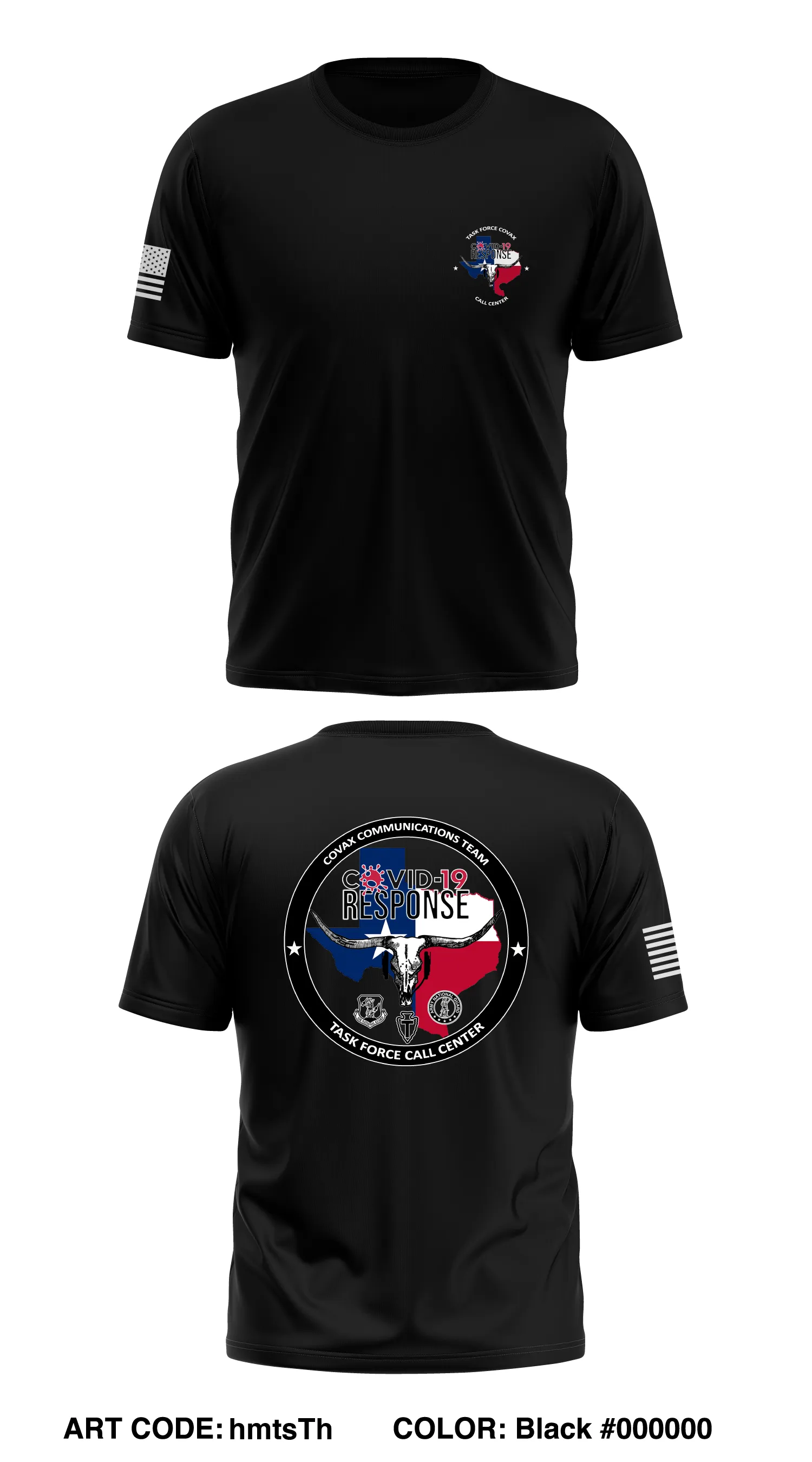 Task Force COVAX  Store 1 Core Men's SS Performance Tee - hmtsTh