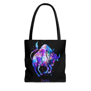 Taurus Zodiac Sign Tote Bag