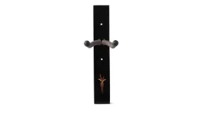Taylor Bouquet Guitar Hanger - Ebony, Wood Inlay