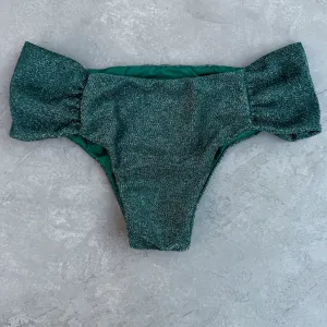 Teal Sparkle Classy Cheeky Bottom