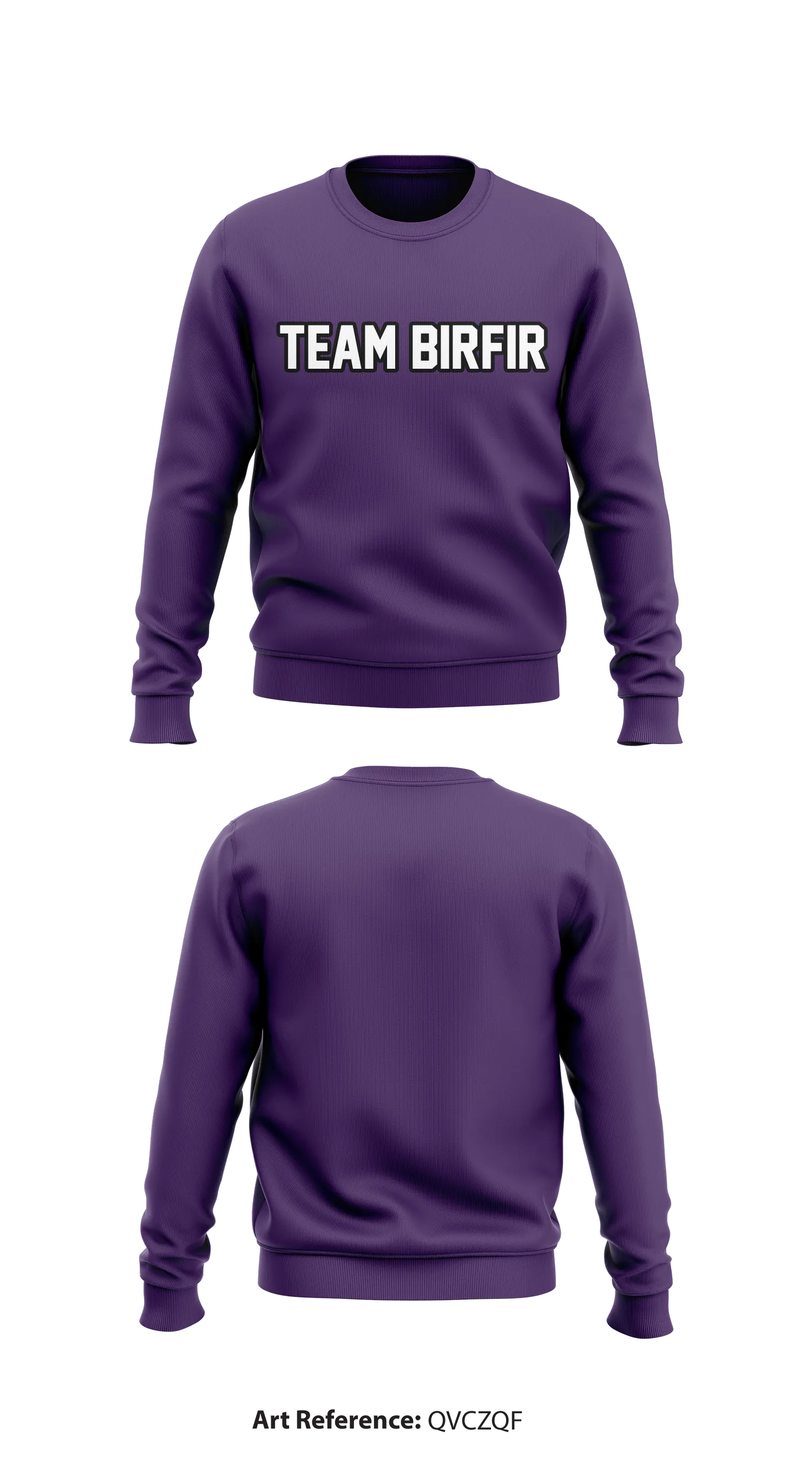 Team Birfir Store 1 Core Men's Crewneck Performance Sweatshirt - QVcZqf