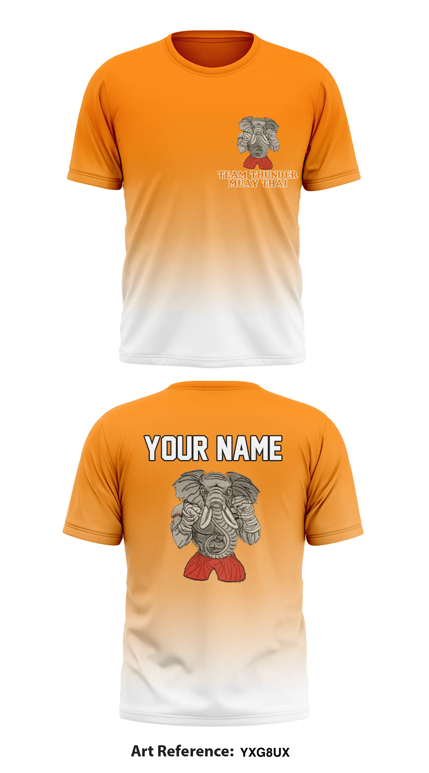 Team Thunder Muay Thai Store 1 Core Men's SS Performance Tee - yxg8Ux