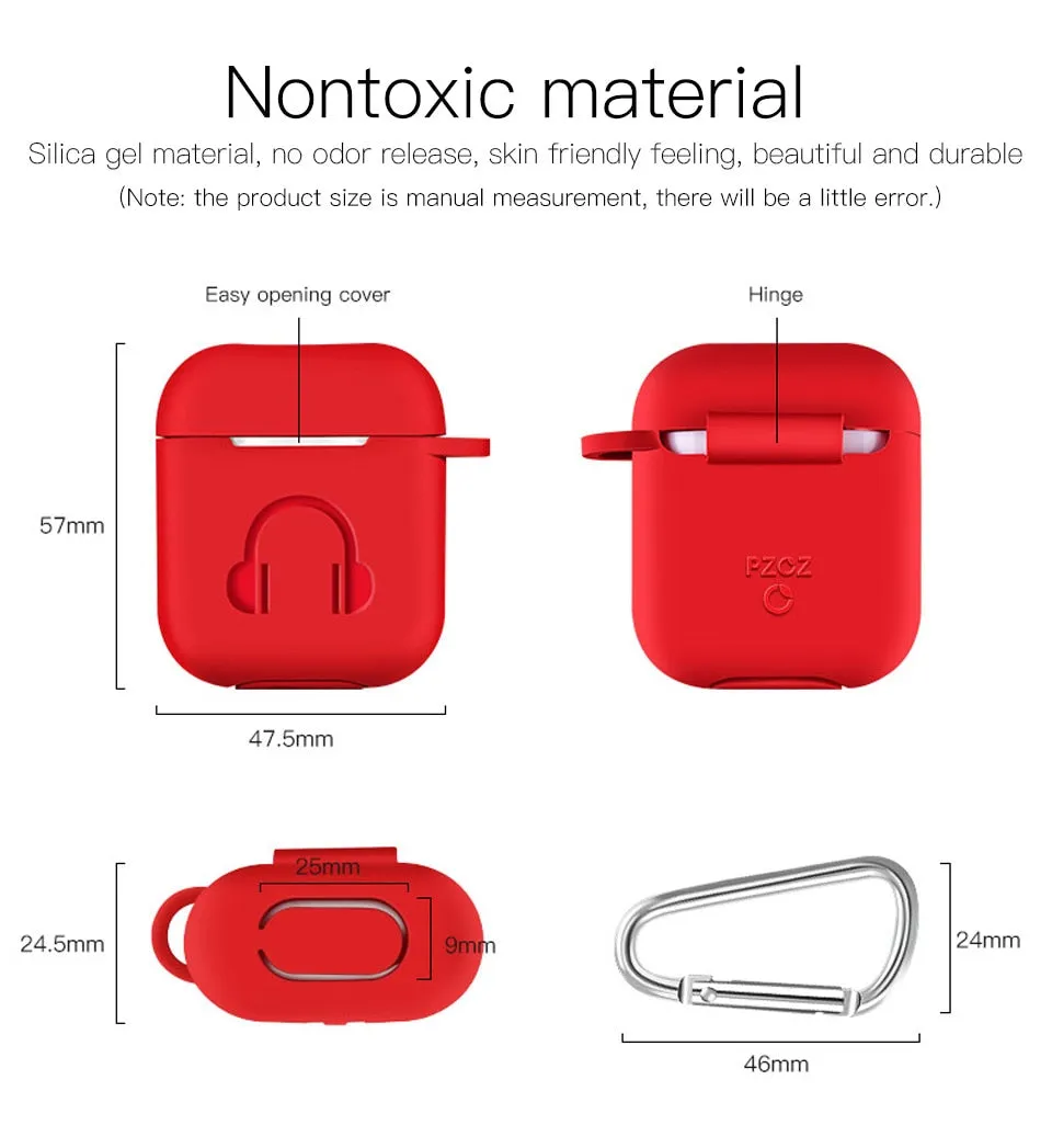 The Classy Red Cover Case for Airpods