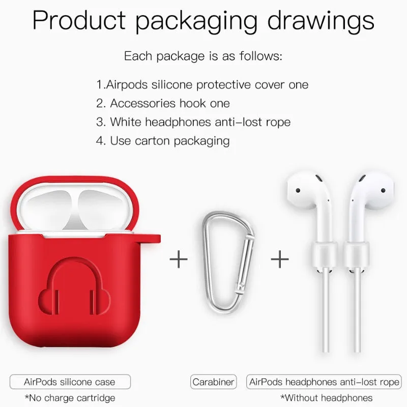 The Classy Red Cover Case for Airpods