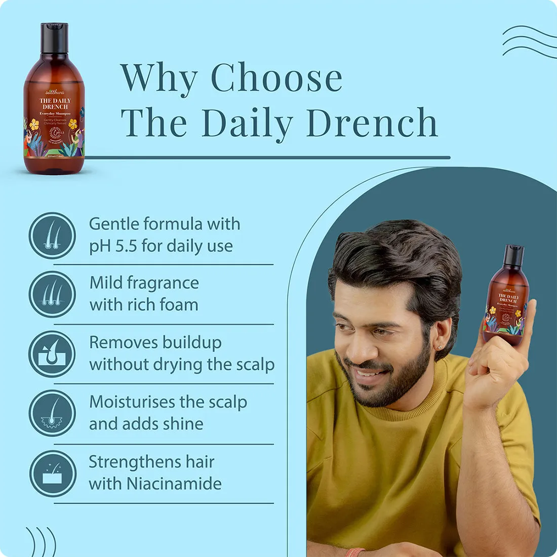 The Daily Drench - Mild Everyday pH 5.5 Shampoo