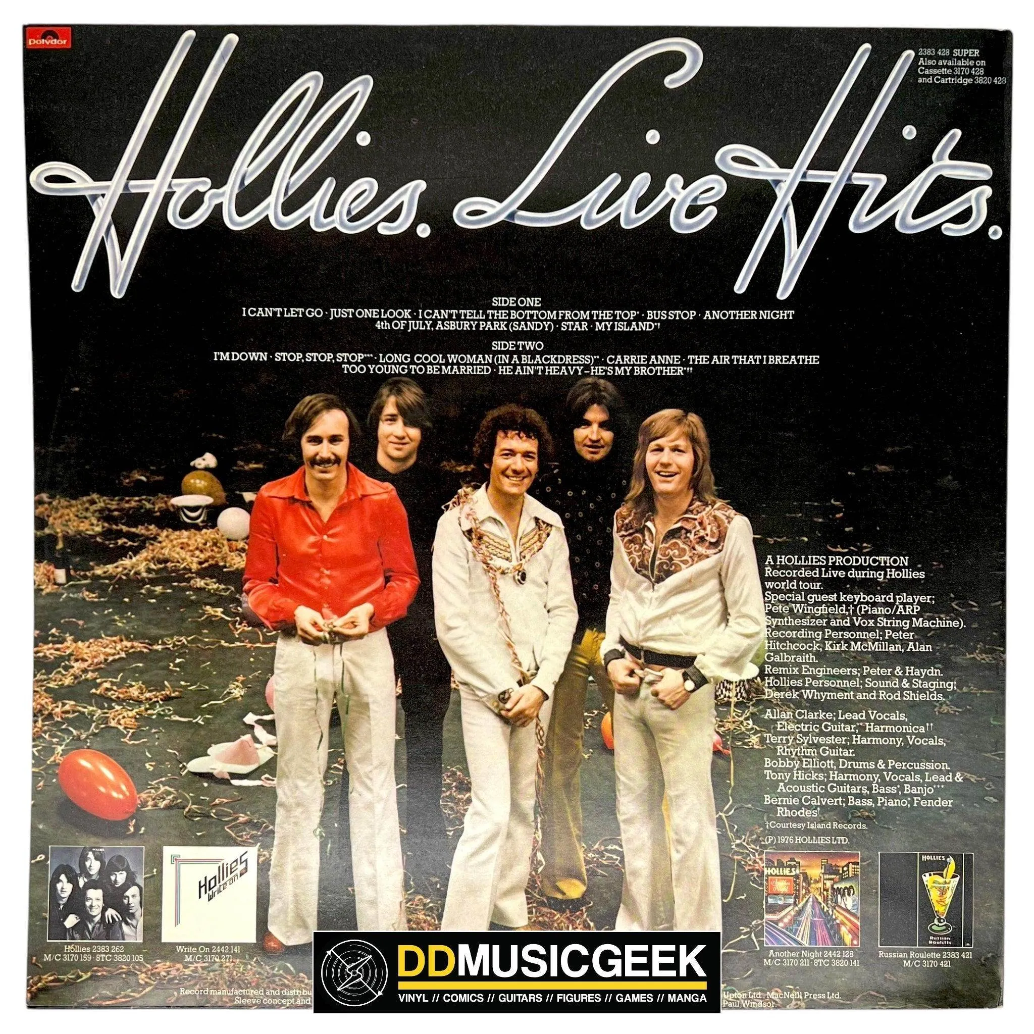 The Hollies: Hollies. Live Hits. (LP, Album)