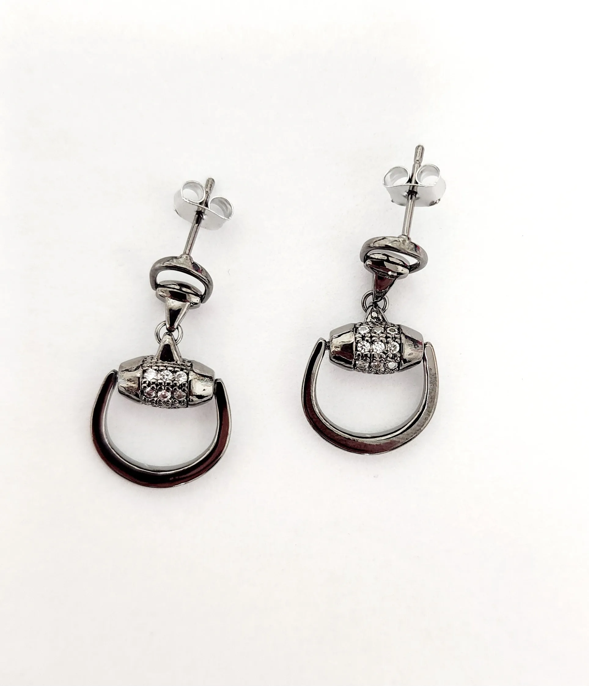 Theia Jewerly Gun Metal Earrings
