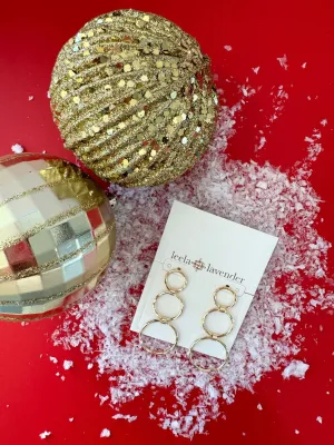 Three Circle Dangle Earring
