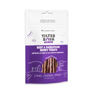 Tilted Barn Canadian Beef & Saskatoon Berry Dog Treats - Seasonal item, currently out of stock.