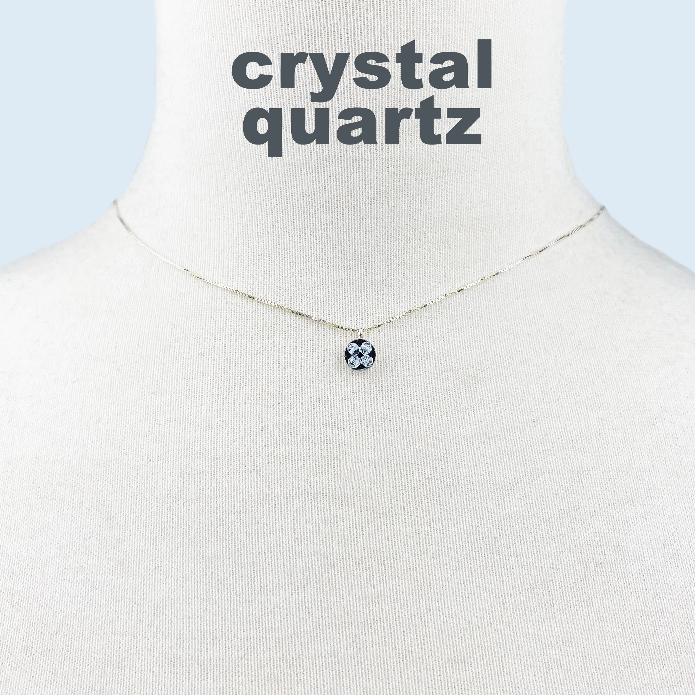 Tiny Fabulous Mosaic Birthstone necklace