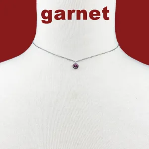 Tiny Fabulous Mosaic Birthstone necklace