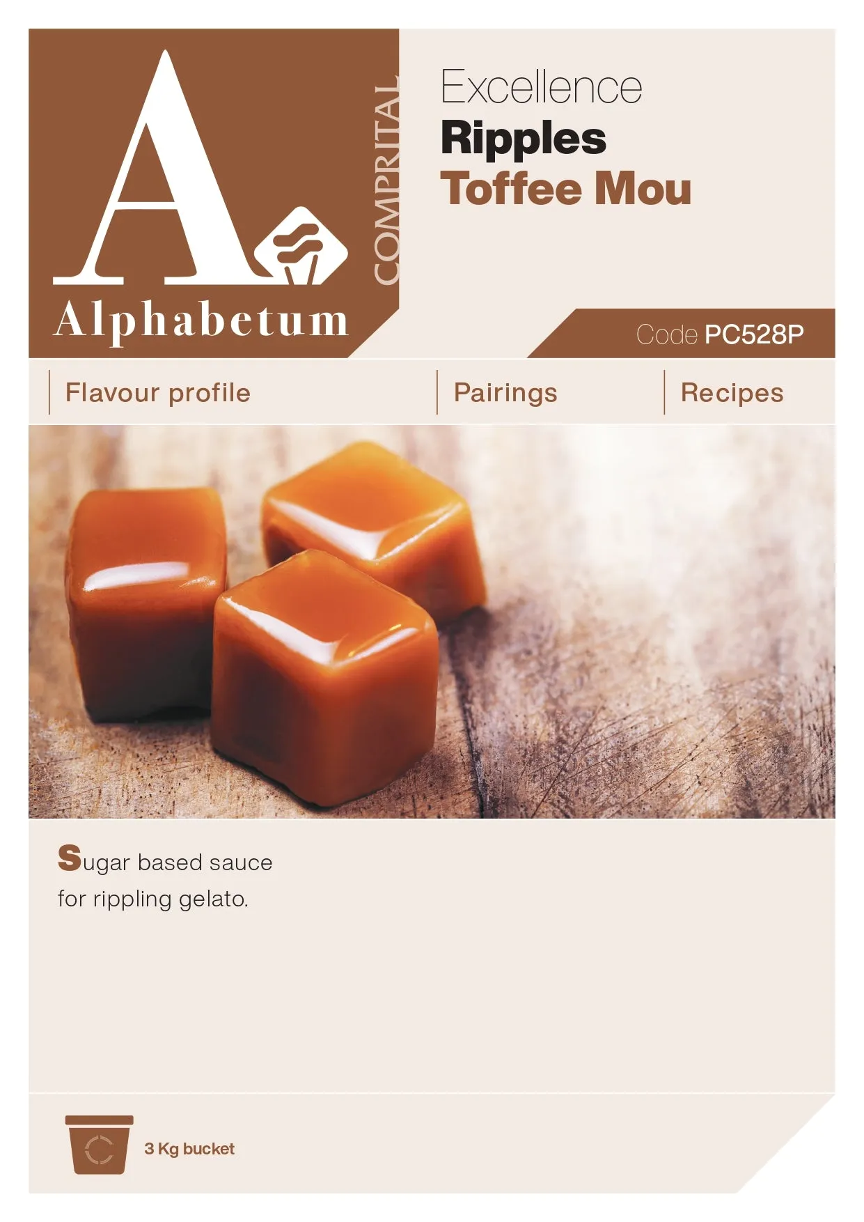 Toffee Mou Ripple - Case of 2 x 3 kg Units