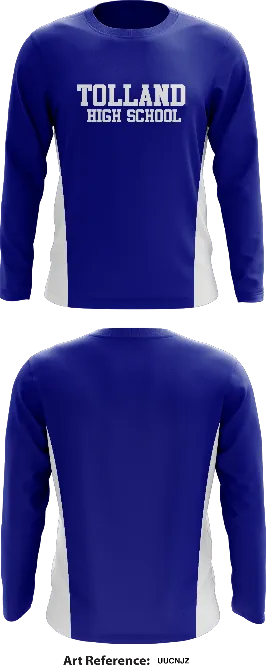 Tolland High School Store 1 Core Men's LS Performance Tee - UUCnJZ
