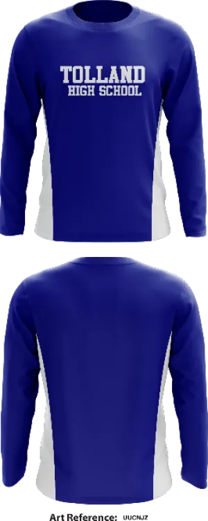 Tolland High School Store 1 Core Men's LS Performance Tee - UUCnJZ