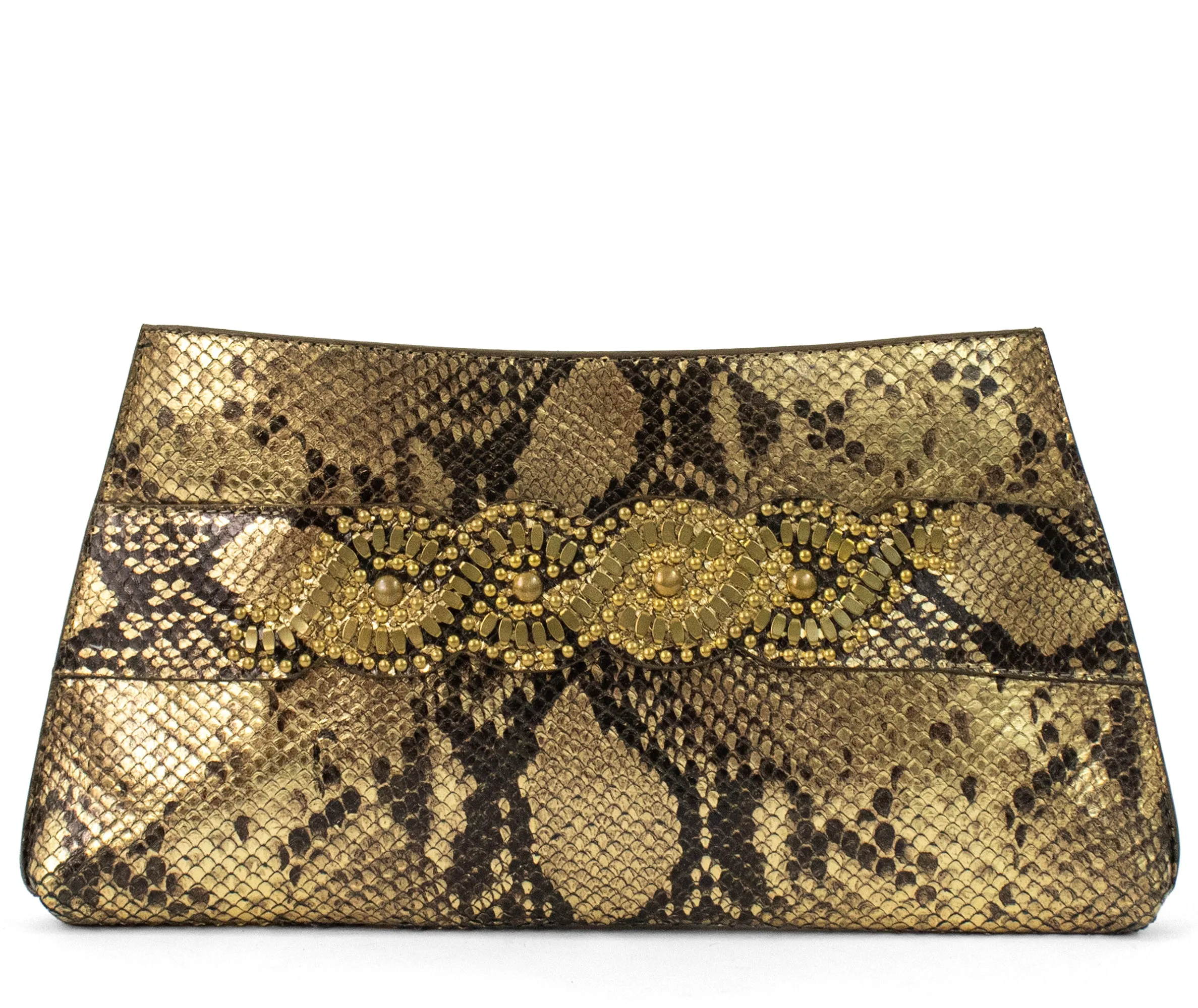 Topaz Sculpted Clutch