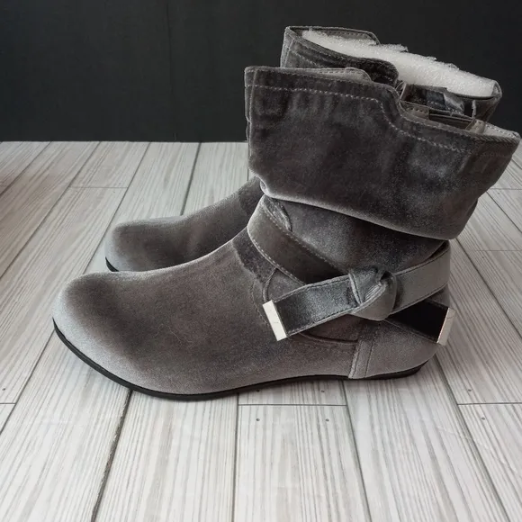Torrid Velvet Bow Ankle Bootie