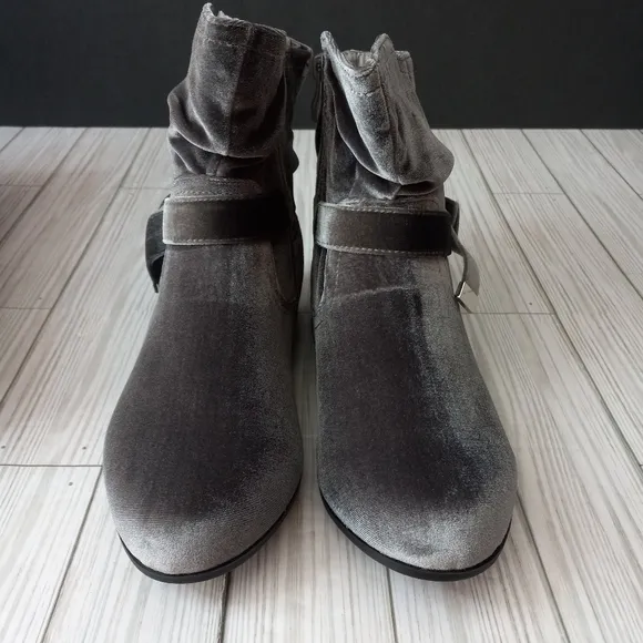 Torrid Velvet Bow Ankle Bootie