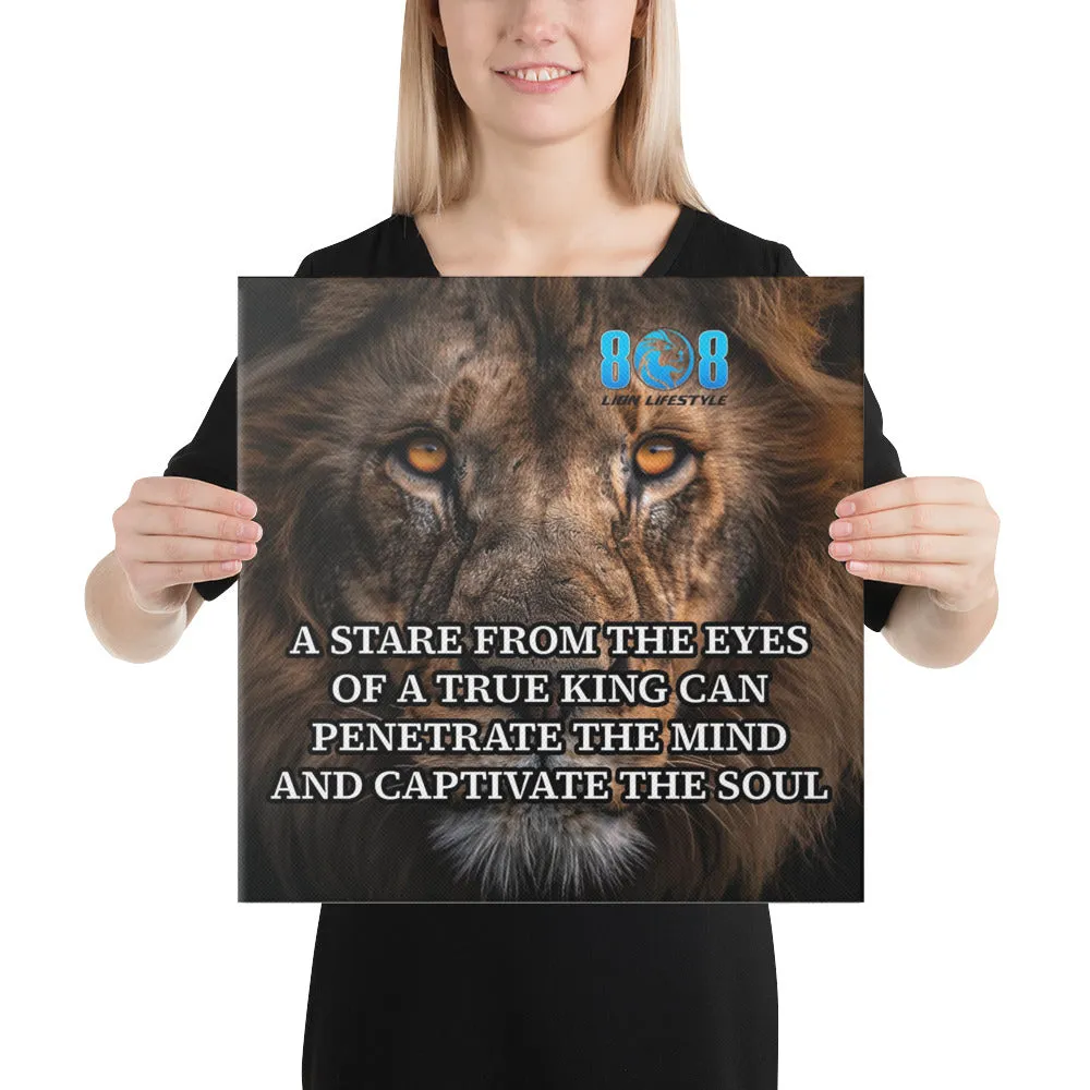 True King Stare Canvas
