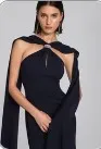 Trumpet Gown with Rhinestone Detail Style 241786