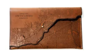 Twin Cities Map Clutch