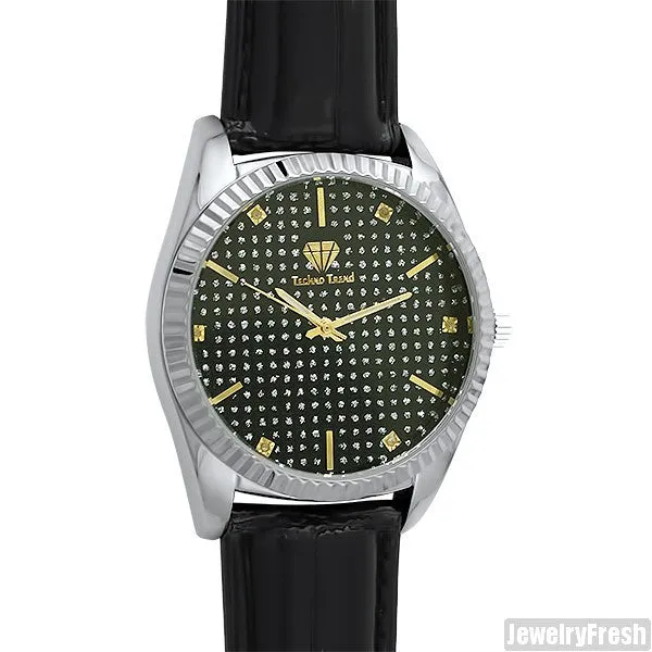Two Tone Real Diamond Luxury Watch
