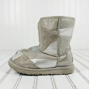 Ugg Classic Short II Gold Lined Patchwork Winter Boots K279