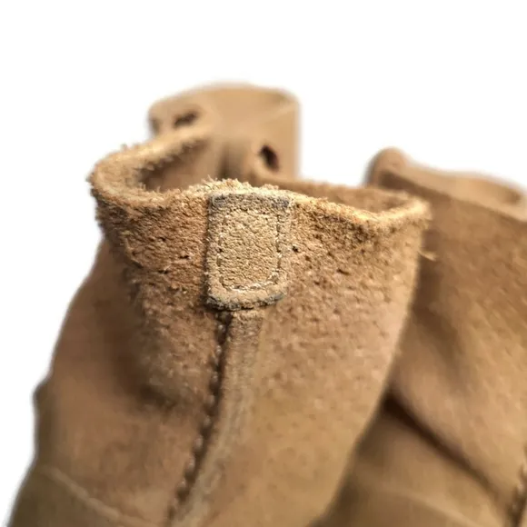 UGG Classic Unlined Mini Perf Leather Suede Boots 1016852 Size 9