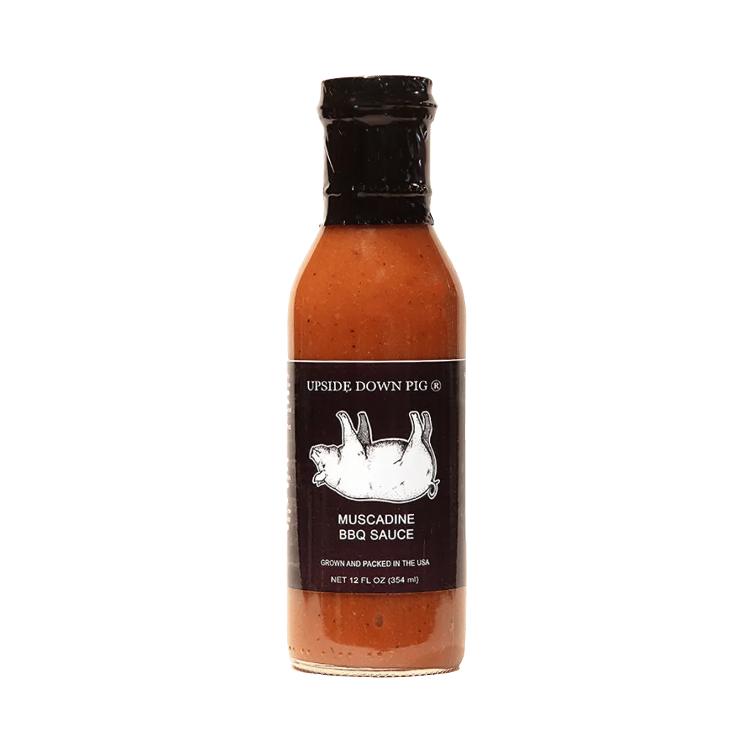 Upside Down Pig Muscadine Barbecue Sauce