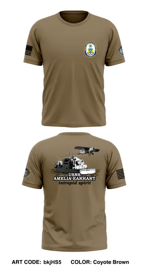 USNS AMELIA EARHART Core Men's SS Performance Tee - bkjHS5