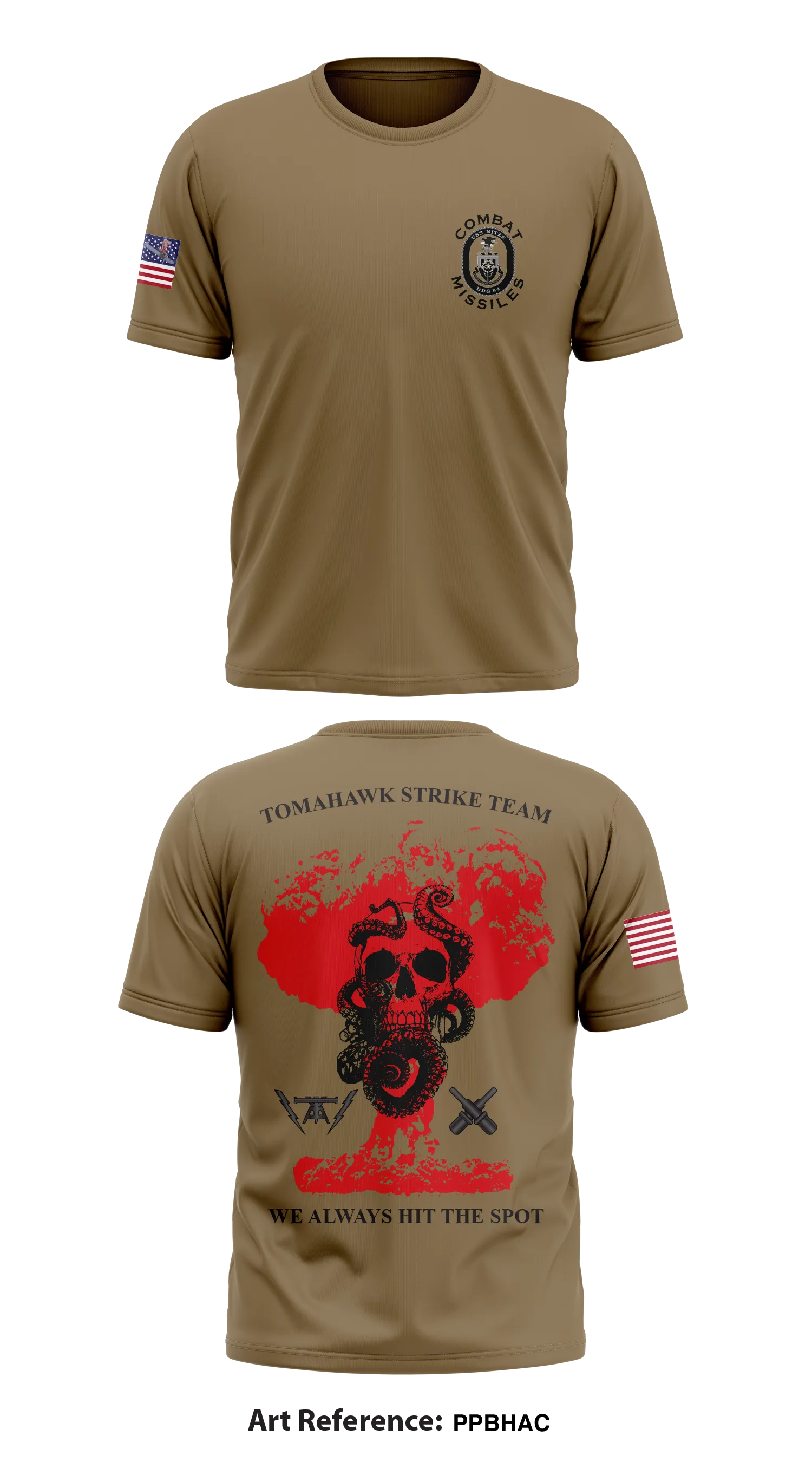 USS Nitze DDG 94 Store 1 Core Men's SS Performance Tee - PPbhAC