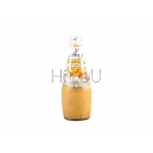 V Fresh Thai Tea Drink With Basil Seed 290ml ~ V Fresh 泰国茶&amp;罗勒种子 290ml