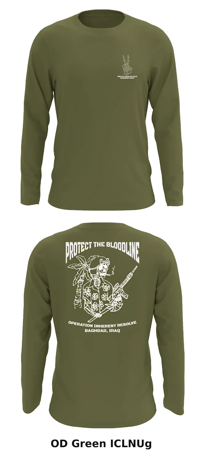 V2/5 Echo Company 2nd Platoon Store 1 Core Men's LS Performance Tee - ICLNUg