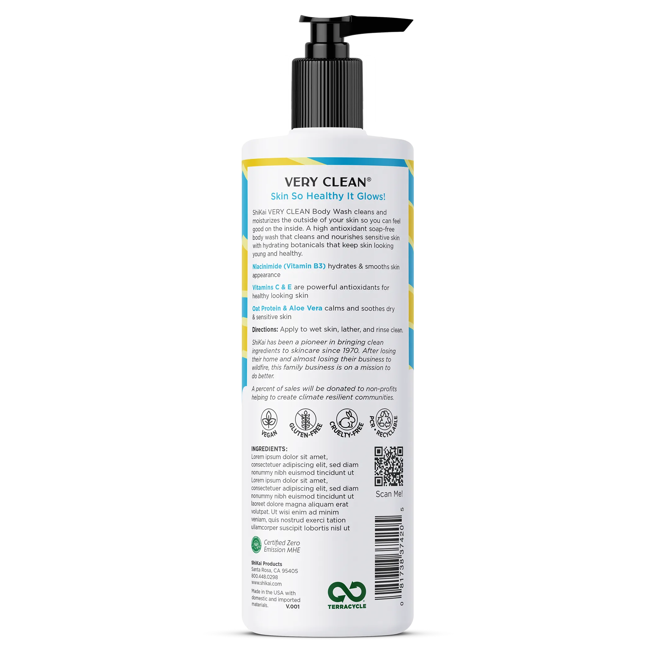 Very Clean Island Coconut Body Wash
