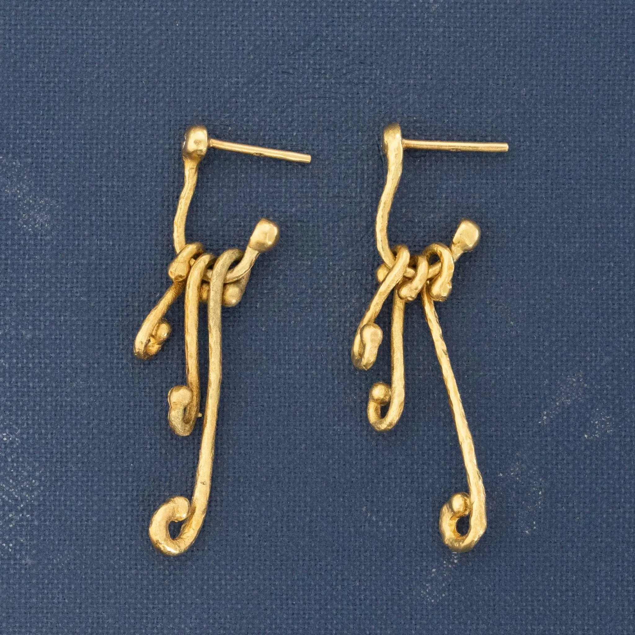 Vintage Fancy Gold Drop Earrings, by H. Stern