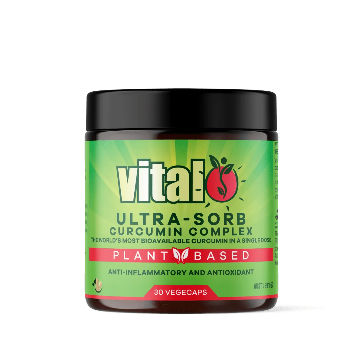 VITAL Ultra-Sorb Curcumin Plant Based Complex 30 Vegecaps