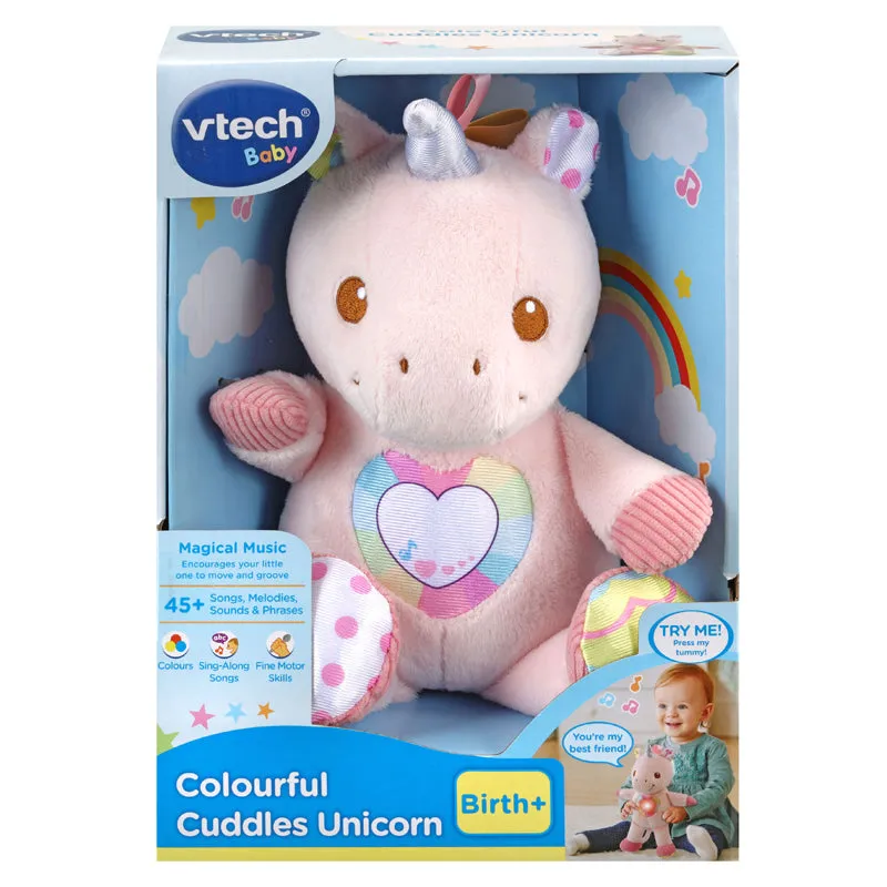 VTech Colourful Cuddles Unicorn Musical Toy