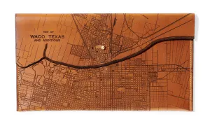 Waco Map Clutch