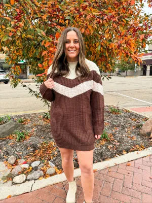 WAITING ON FOREVER SWEATER DRESS