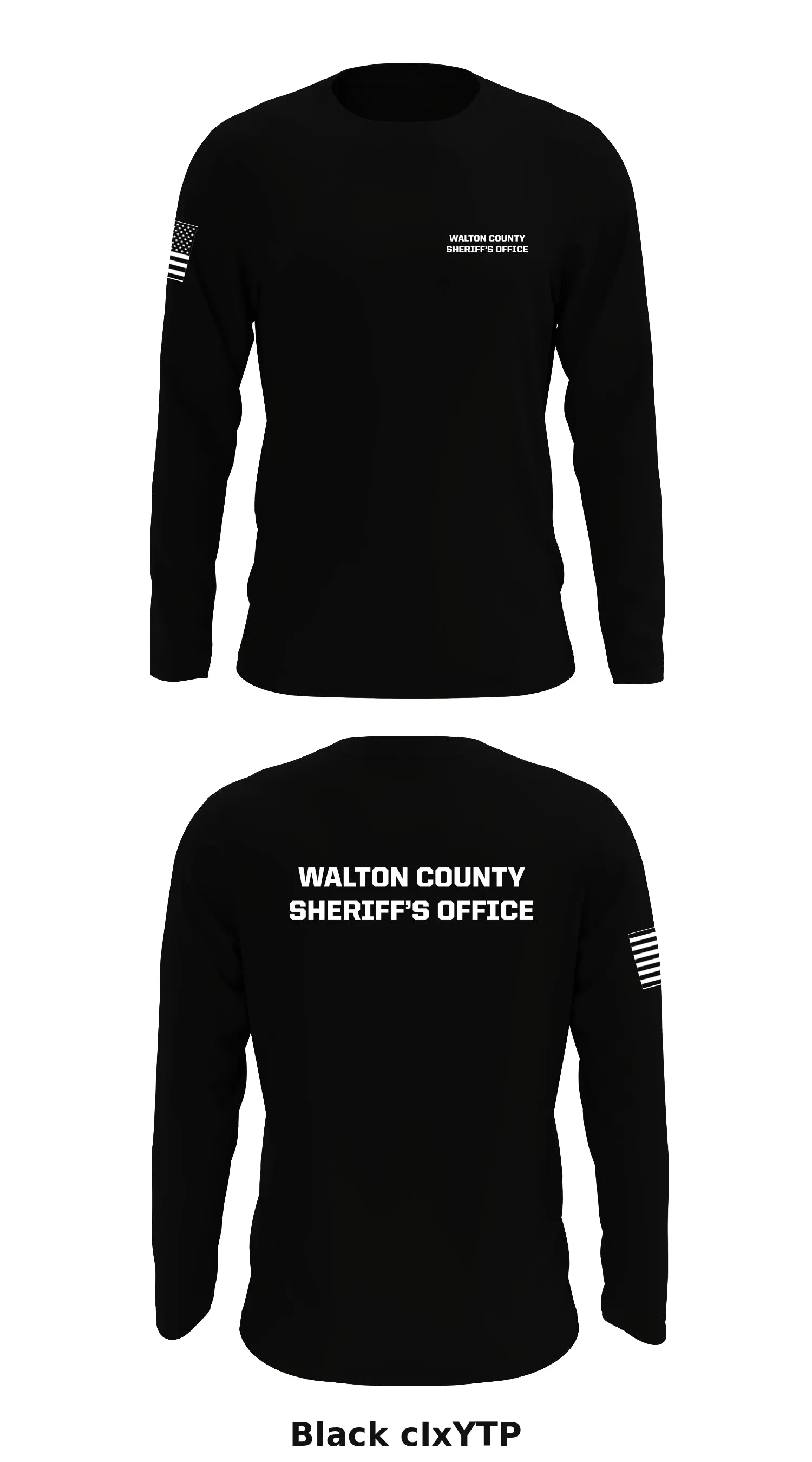 Walton County Sheriff’s Office Store 1 Core Men's LS Performance Tee - cIxYTP