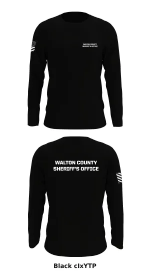 Walton County Sheriff’s Office Store 1 Core Men's LS Performance Tee - cIxYTP