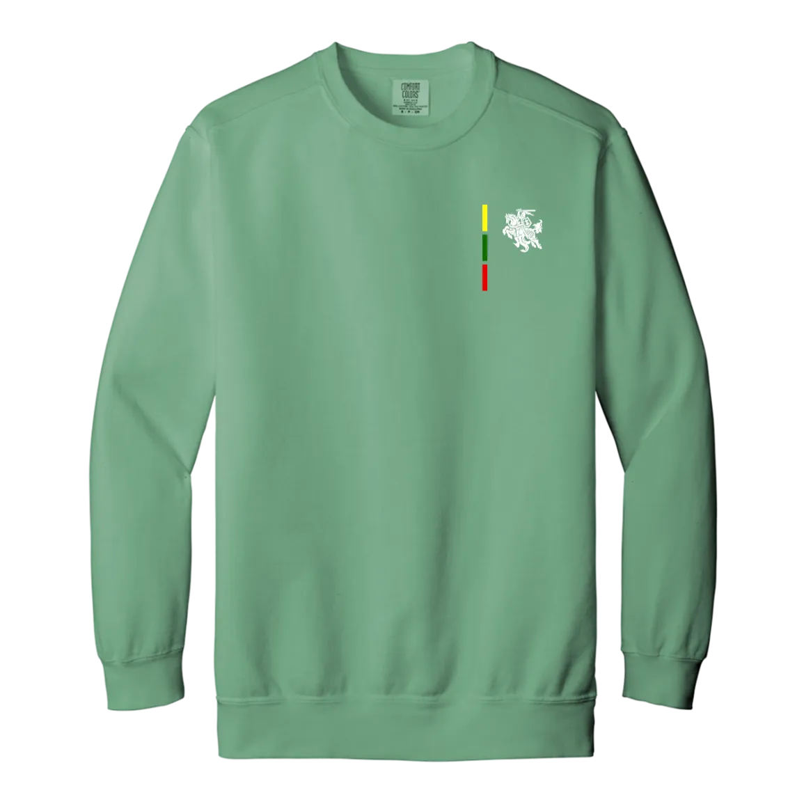 Warrior Vytis - Men/Women Unisex Soft-Washed Crewneck Sweatshirt