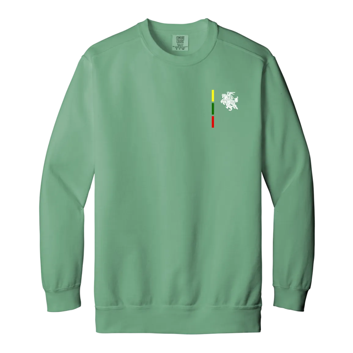 Warrior Vytis - Men/Women Unisex Soft-Washed Crewneck Sweatshirt