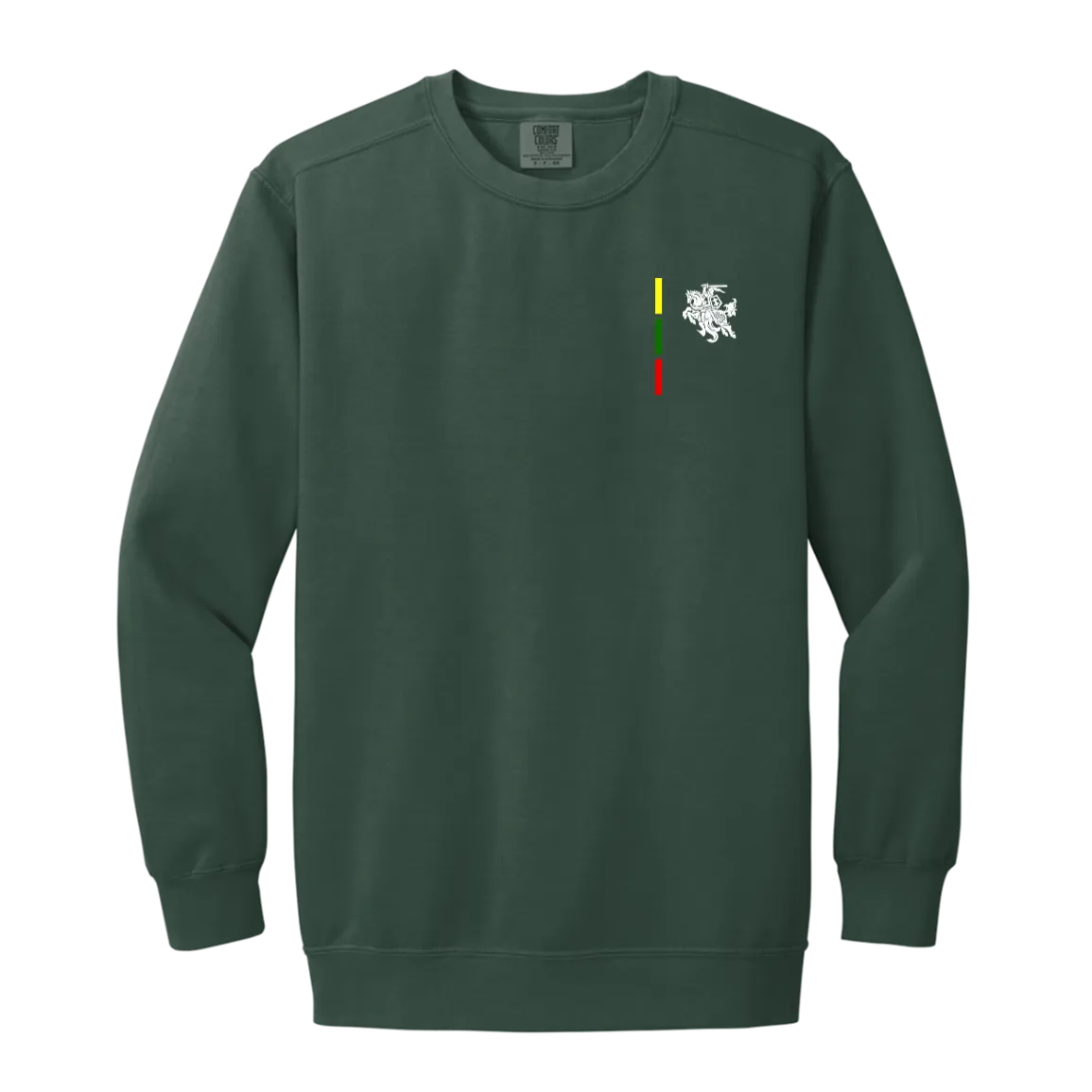 Warrior Vytis - Men/Women Unisex Soft-Washed Crewneck Sweatshirt