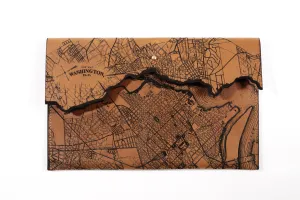 Washington DC Map Clutch