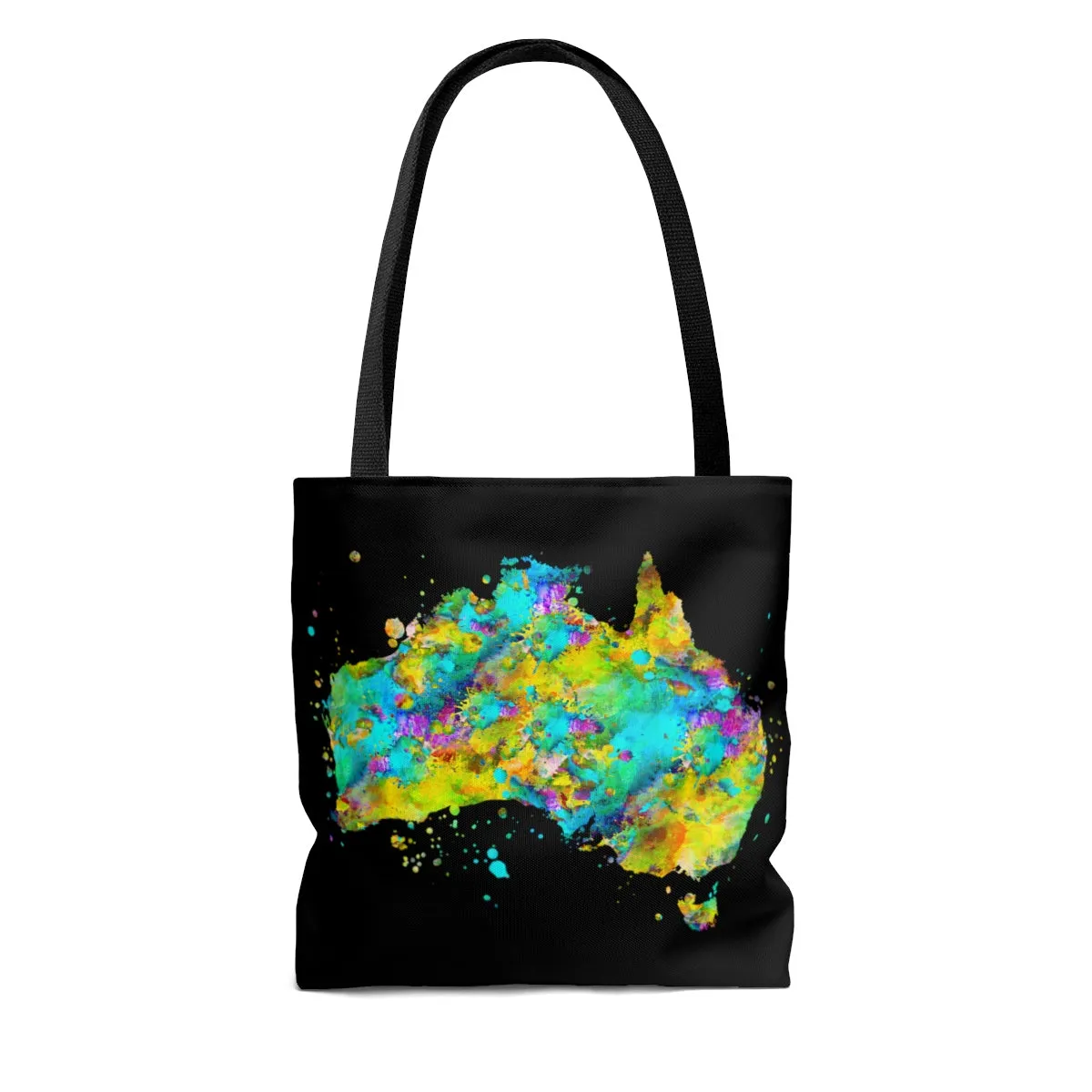 Watercolor Australia Map Tote Bag