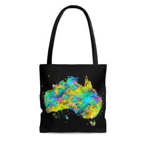 Watercolor Australia Map Tote Bag